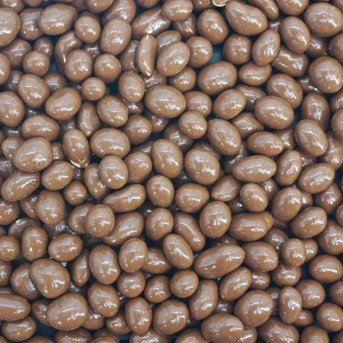 Cacahuètes enrobés de chocolat au lait