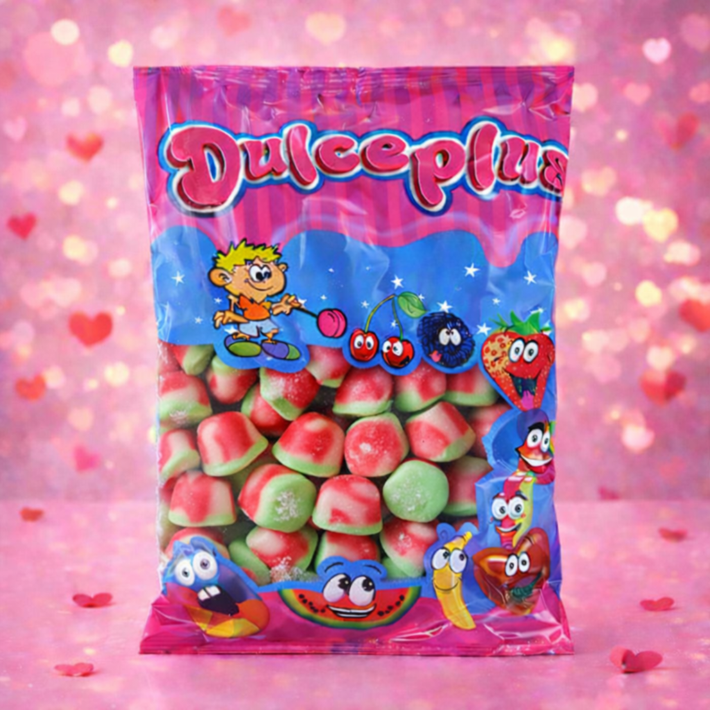 Watermelon Twist Kisses - Dulceplus 1kg