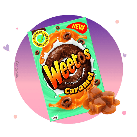 céreales au caramel et chocolat weetos