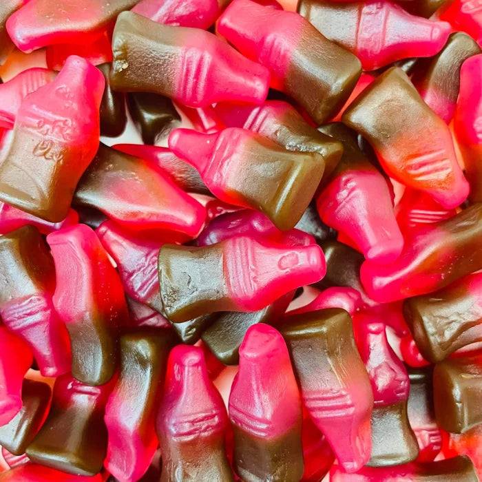 Bouteilles cerise cola