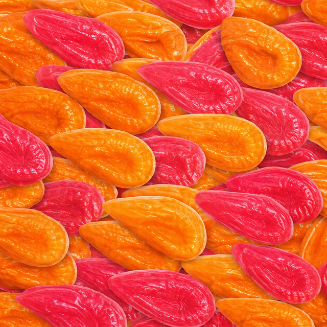 Crevettes rose et orange