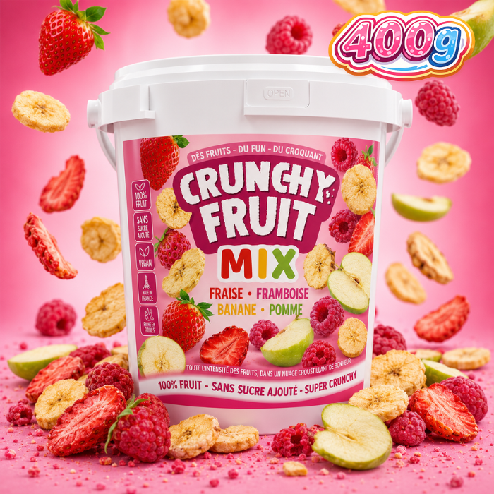 Paquete de frutas crujientes
