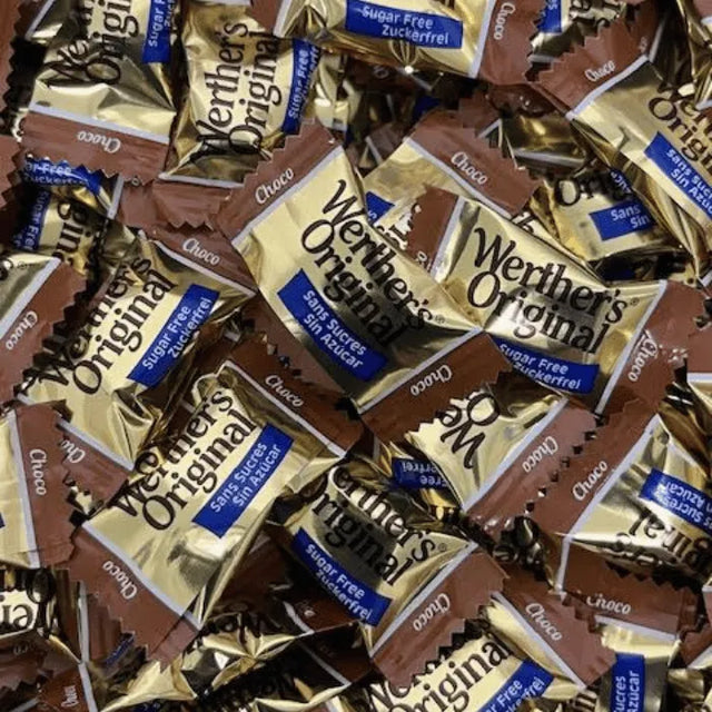 Bonbons au Chocolat - Werther's - Bonbons sans sucre - (100g)