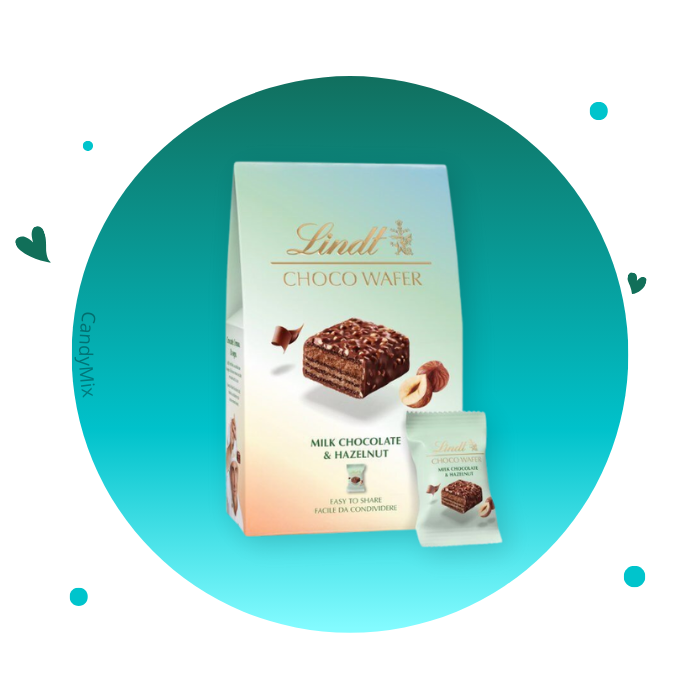 Lindt Choco Wafer Milk Chocolate & Hazelnut