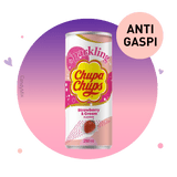 Chupa Chups Sparkling Strawberry and cream - Anti gaspi (DDM dépassée)