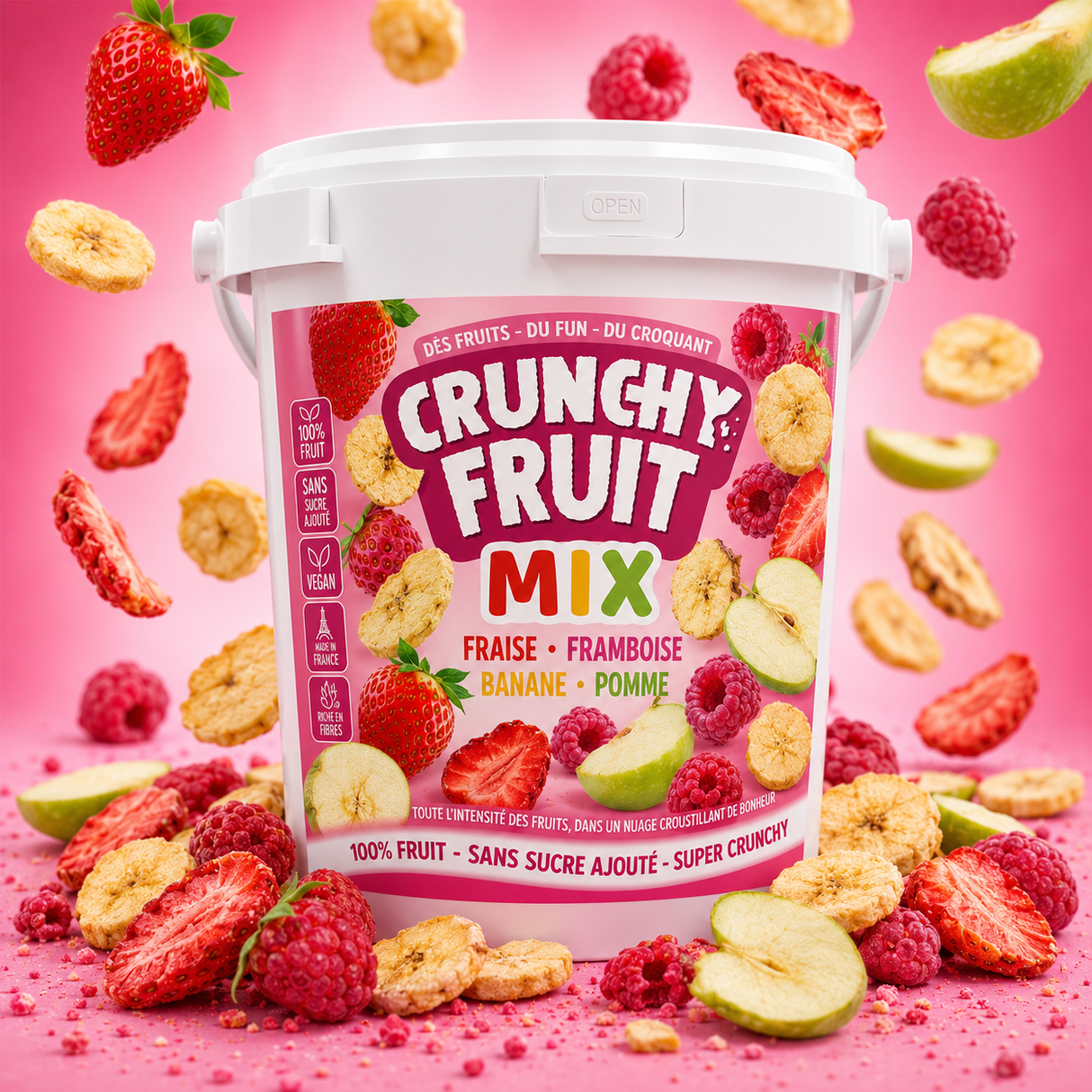 Knuspriges Obstpaket
