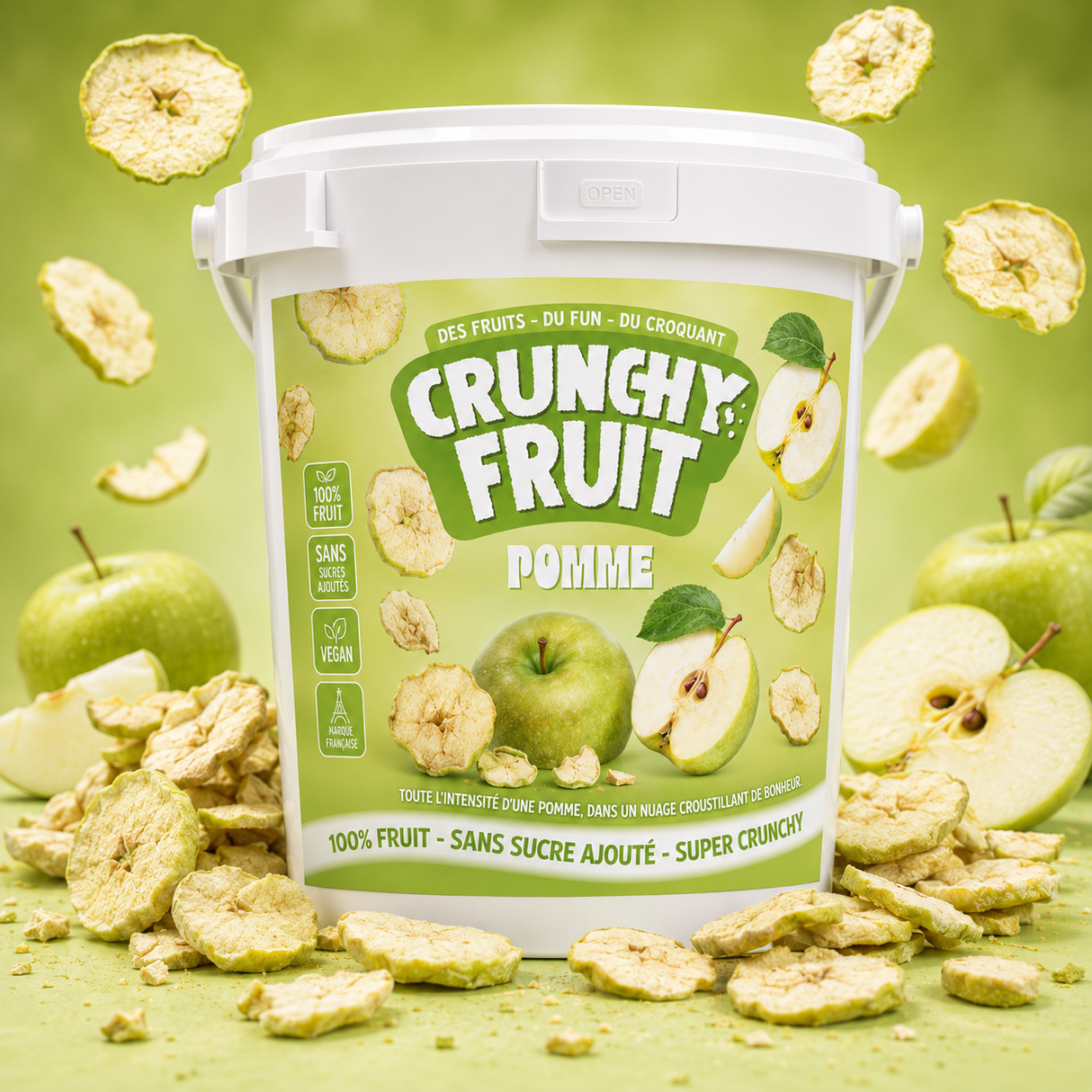 Knuspriges Obstpaket