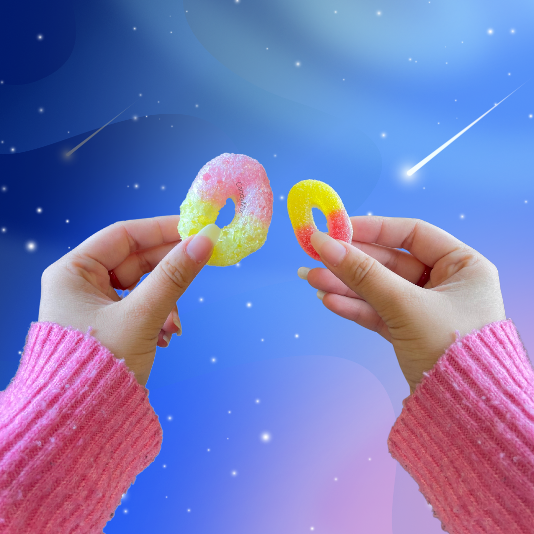 Freeze Dried Peach Rings - Freeze Dried Candy 👩‍🚀