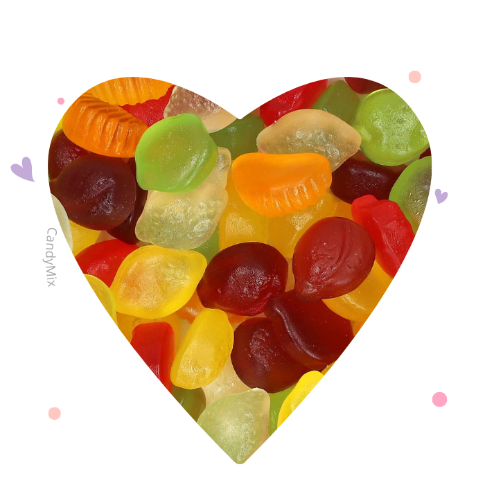 Fruits - Bonbons sans sucre (100g) - Frisia