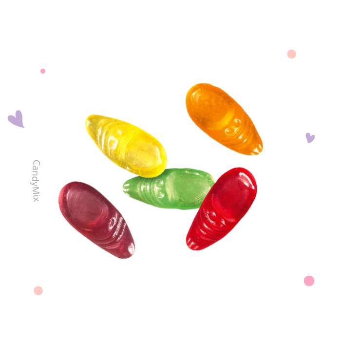 🍬 Zapatillas (100 g) - Banda roja