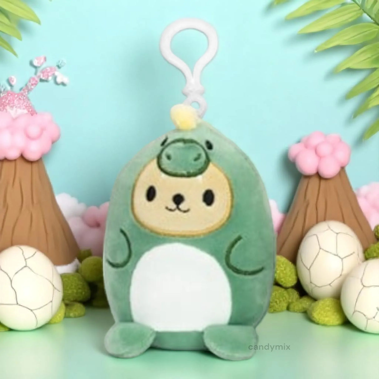 Kawaii peluche Bagclip en costume d'animal 10cm