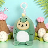 Kawaii peluche Bagclip en costume d'animal 10cm