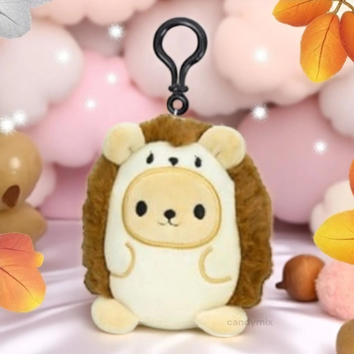 Kawaii peluche Bagclip en costume d'animal 10cm