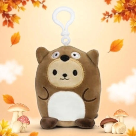 Kawaii peluche Bagclip en costume d'animal 10cm