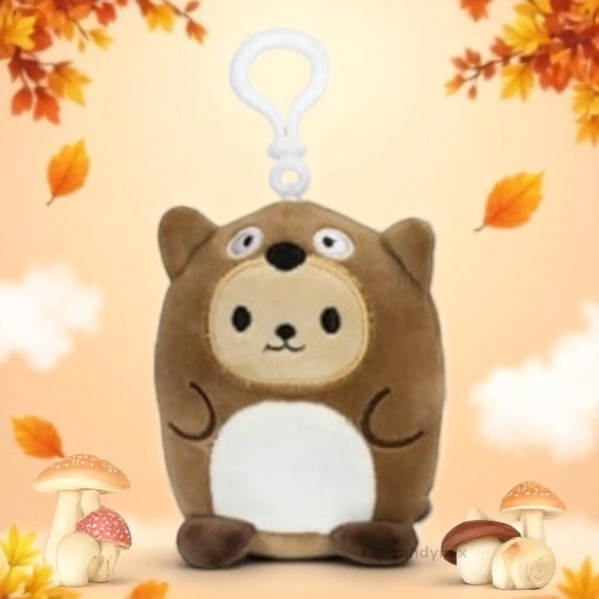 Kawaii peluche Bagclip en costume d'animal 10cm