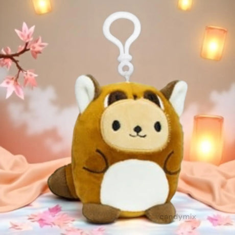 Kawaii peluche Bagclip en costume d'animal 10cm