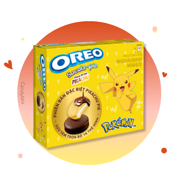 Oreo Socola Pie Pikachu