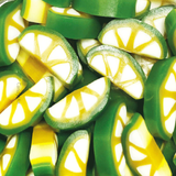 Rodaja de caramelo de limón para pelar