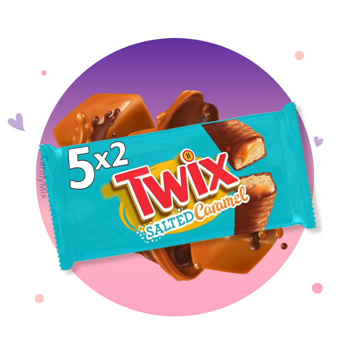 Twix Salted Caramel (5 pack) - Anti Gaspi (DDM dépassée)