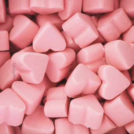 Marshmallows Coeurs enrobés de chocolat à la fraise