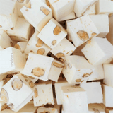 Turrón de vainilla y almendras