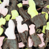 Malvavisco de Pascua con medio chocolate amargo