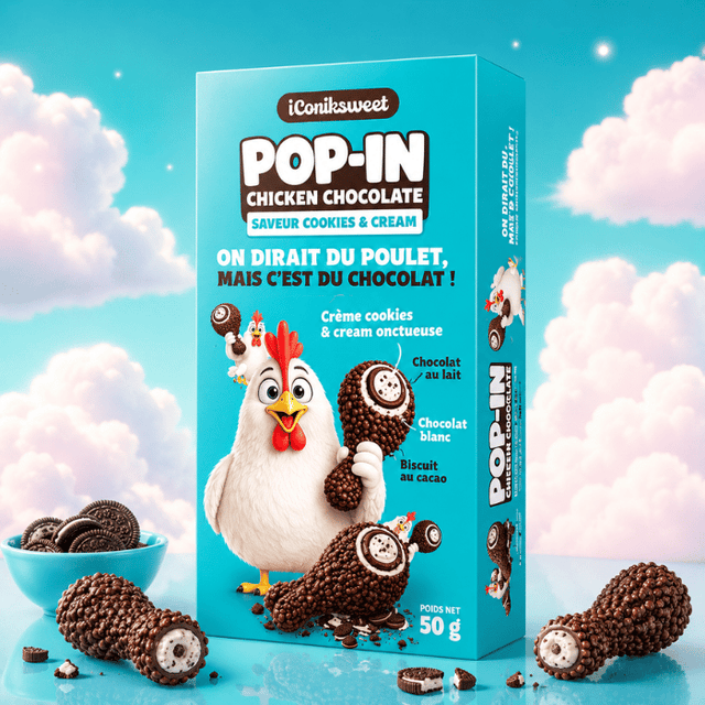 Pop In - Chicken Chocolate Cookies & Cream