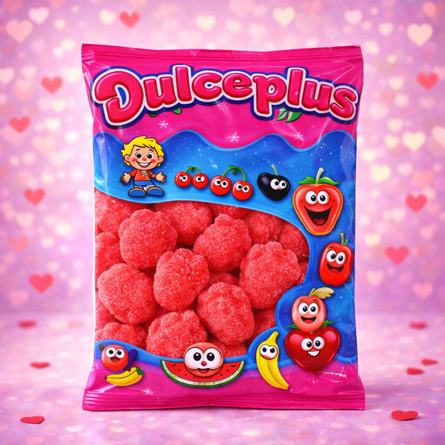 Sachet fraises fouettées