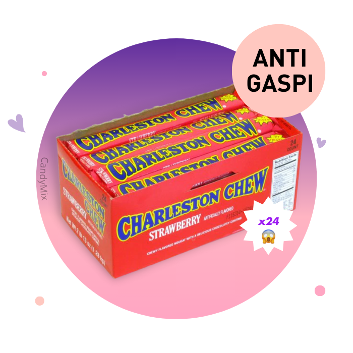 Pack Strawberry Charleston Chewy (x24) - Anti Gaspi (DDM dépassée)