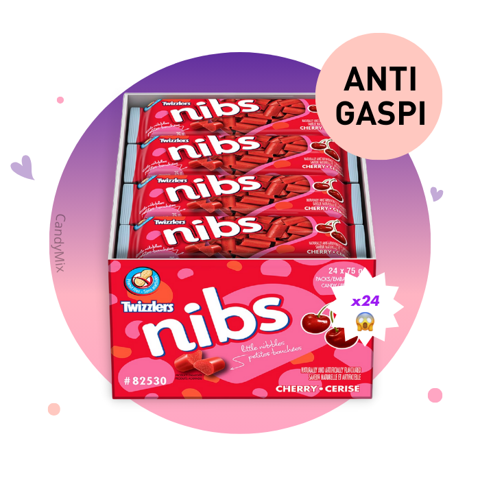 Pack Twizzlers Cherry Nibs (x36) - Anti Gaspi (DDM dépassée)