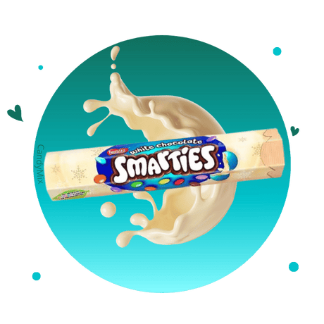 White chocolate Smarties