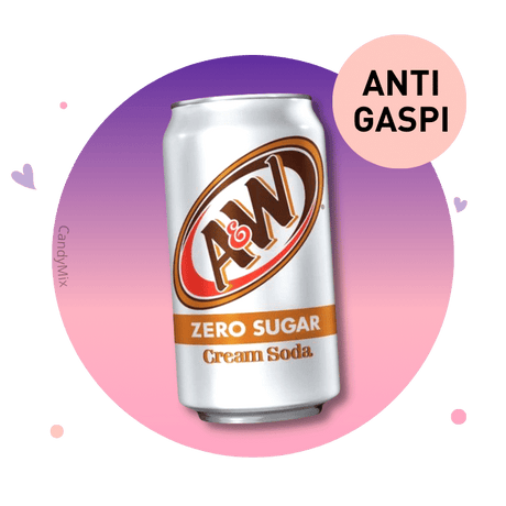 A&W Cream Soda Zero Sugar - Anti Gaspi (DDM dépassée)
