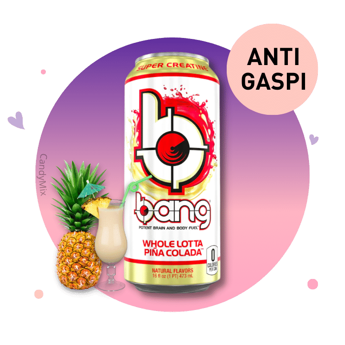 Bang Energy Whole Lotte Piña Colada - À l'unité - Anti Gaspi (DDM dépassée)