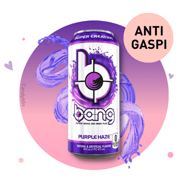 Bang Energy Purple Haze - À l'unité - Anti Gaspi (DDM dépassée)
