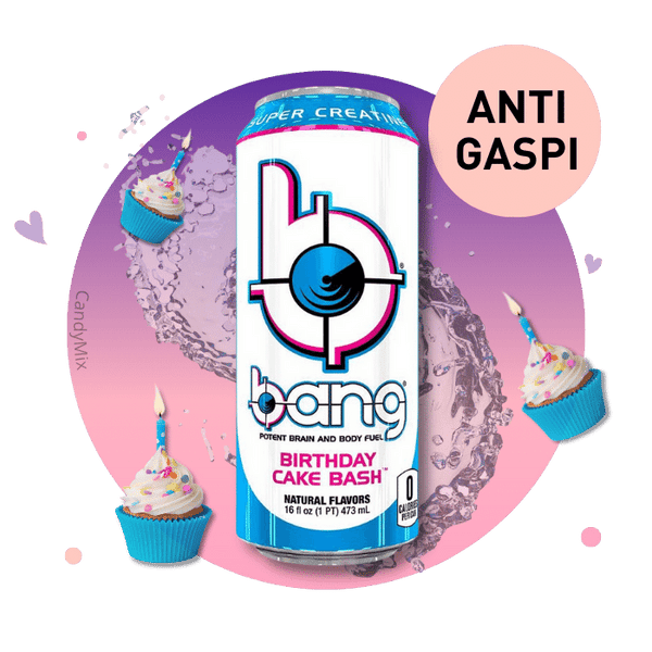 Bang Energy Birthday Cake Bash - Anti Gaspi (DDM dépassée) - À l'unité