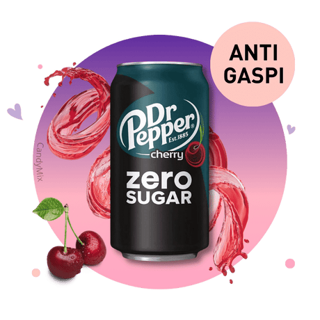 Dr Pepper Cherry Zero Sugar Anti Gaspi (DDM dépassée)