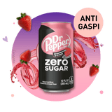 Dr Pepper Strawberries & Cream Zero Sugar Anti Gaspi (DDM dépassée)