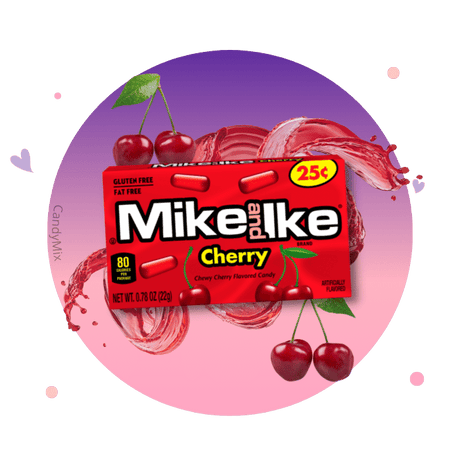 Mike and Ike Cherry Minis