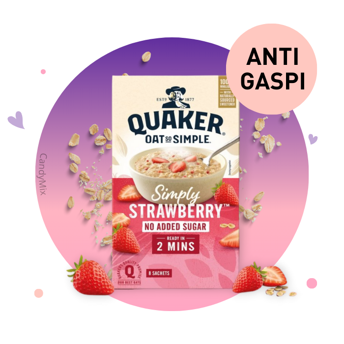 Quarker Porridge Strawberry - Anti-Waste (DDM Exceeded)