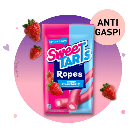 Sweetarts Ropes Tangy Strawberry - Anti-Gaspi (DDM dépassée)