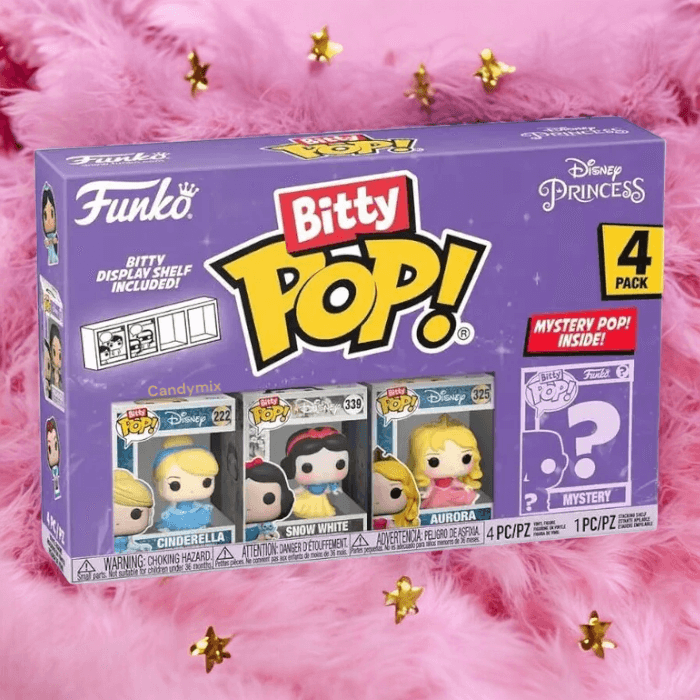 Bitty POP! Disney Princess 4 figurines miniatures Cendrillon