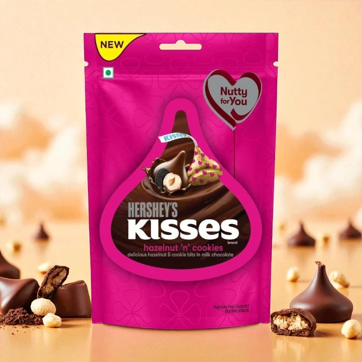 Hershey's Kisses Hazelnut 'n' cookies