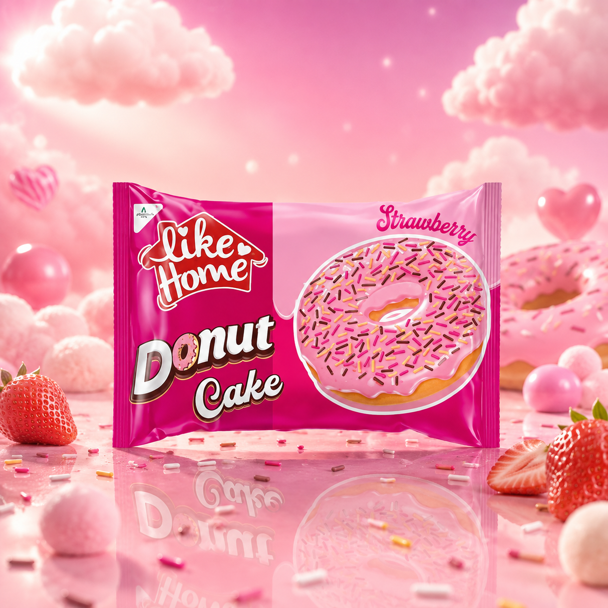 Like home Donut Strawberry 40g