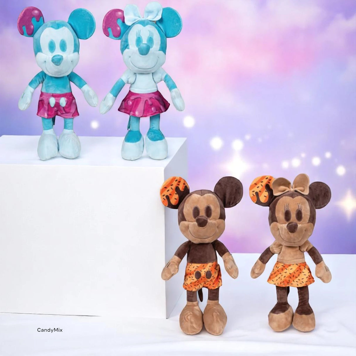 Peluche Mickey/Minnie Costume Food 30cm
