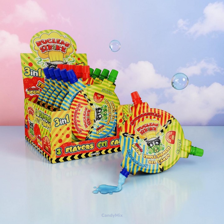 Triple squeeze gel candy