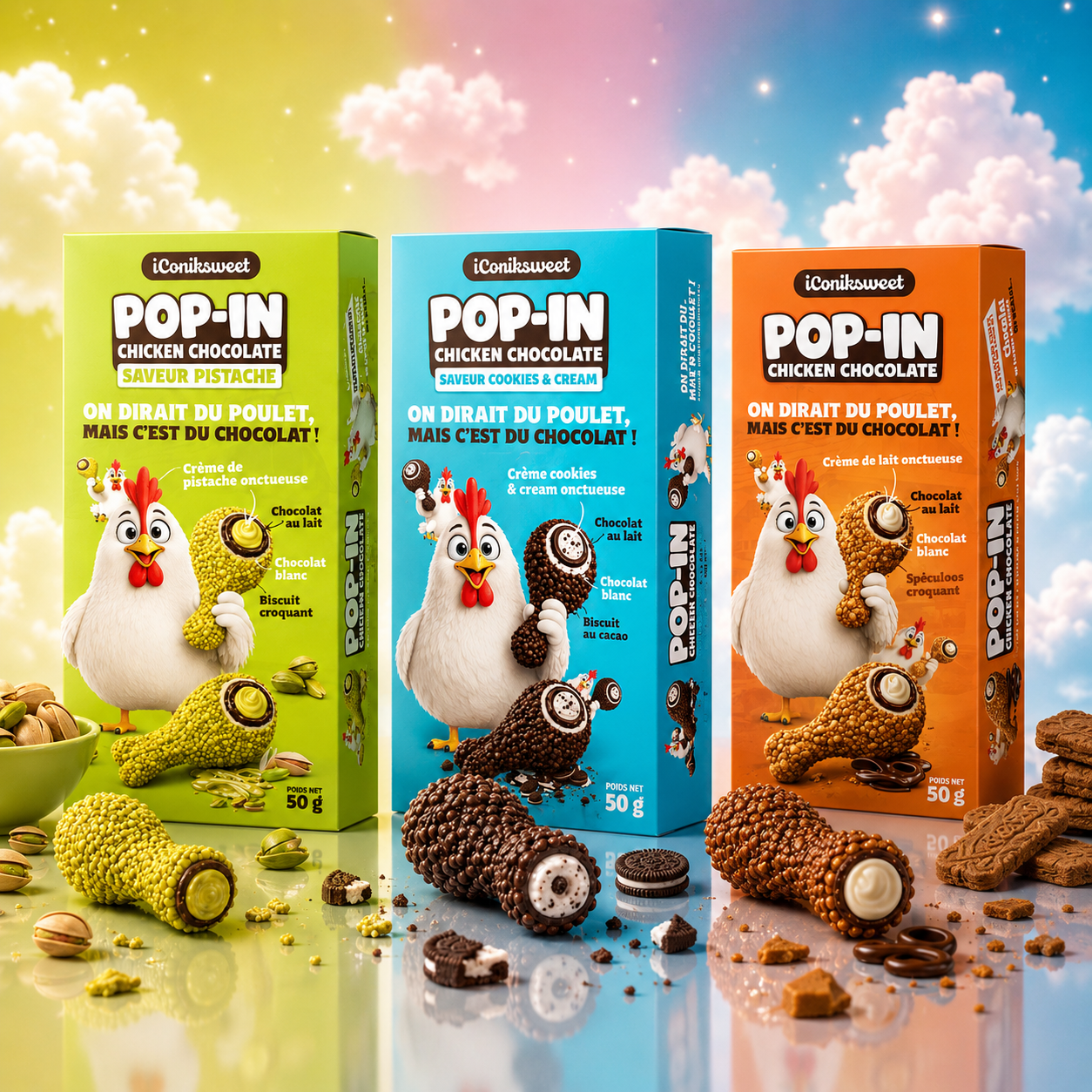 Pack Pop In - Poulet Trompe L'Oeil