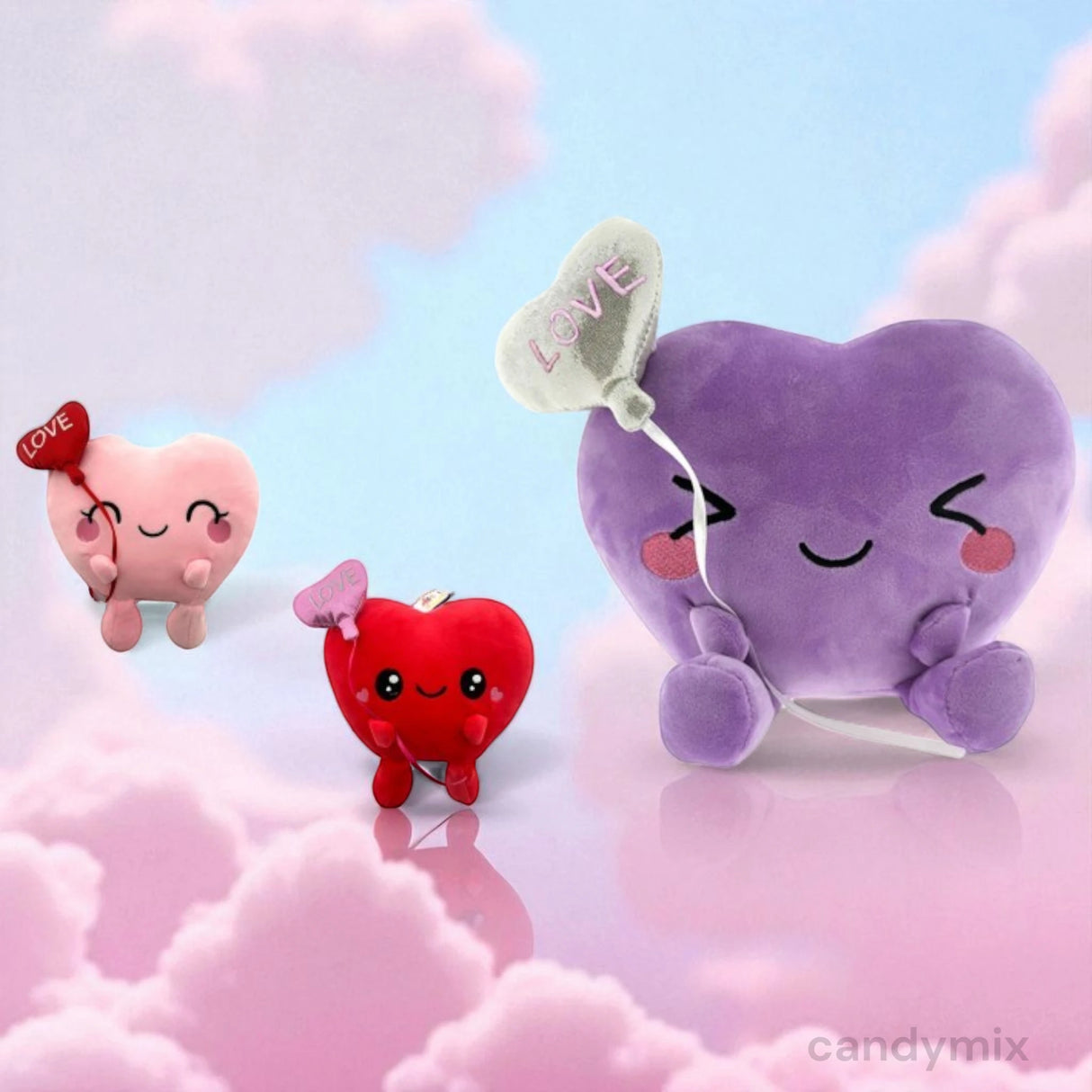 Peluche Cœur Love - 30cm
