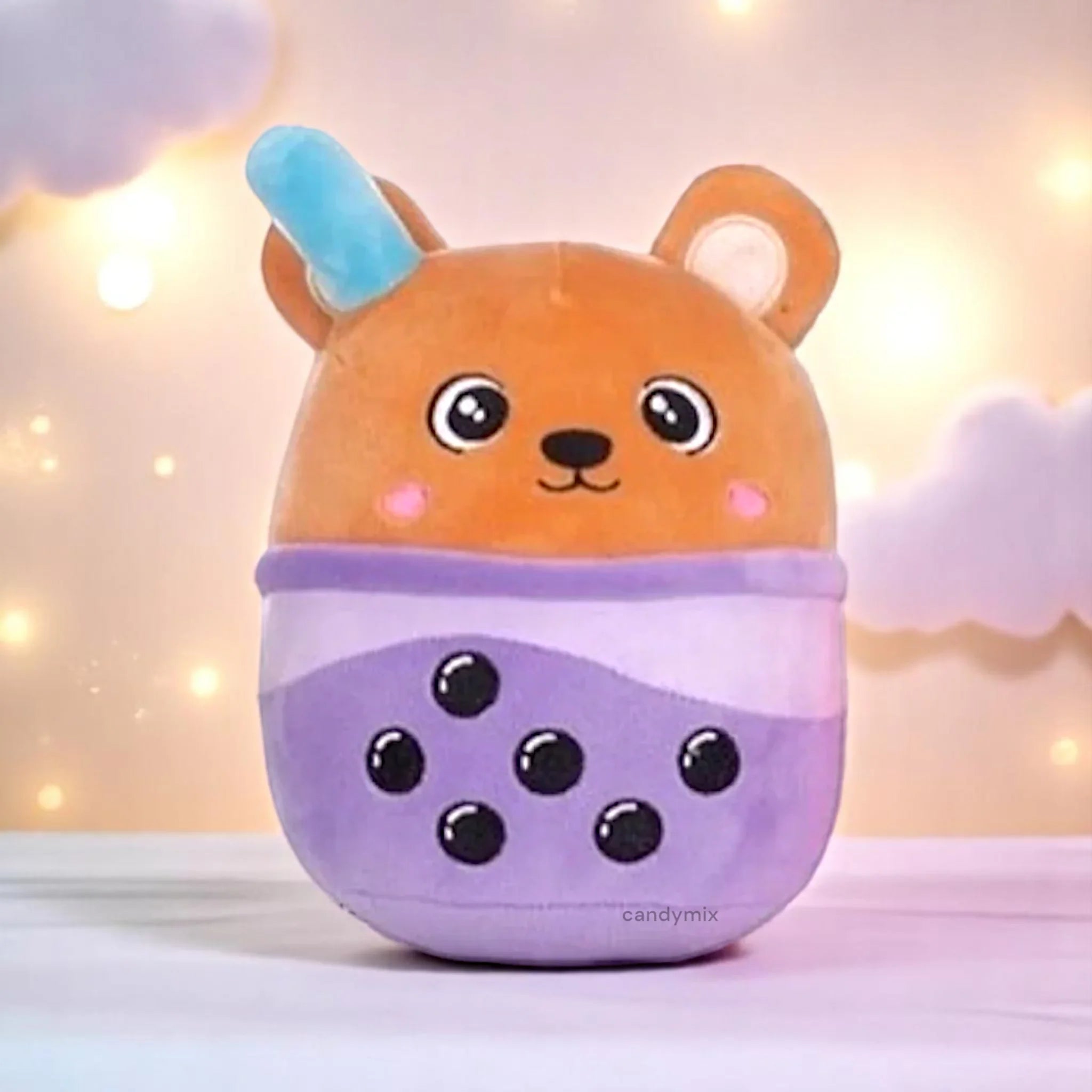 Peluche Bubble Tea Animal Ourson 17cm - Main Image