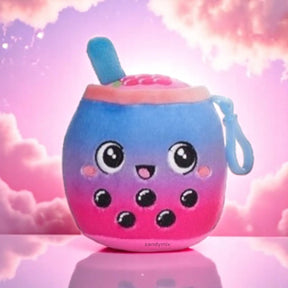 Peluche Bubble Tea Framboise 10cm