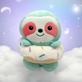 Peluche Donut Animal Paresseux Bleu 19cm
